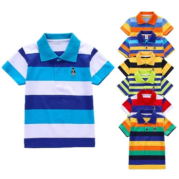 Boys short-sleeved summer new cartoon children's tops short-sleeved T-shirt POLO shirt