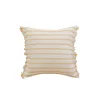 Striped cut-out fringed off-white