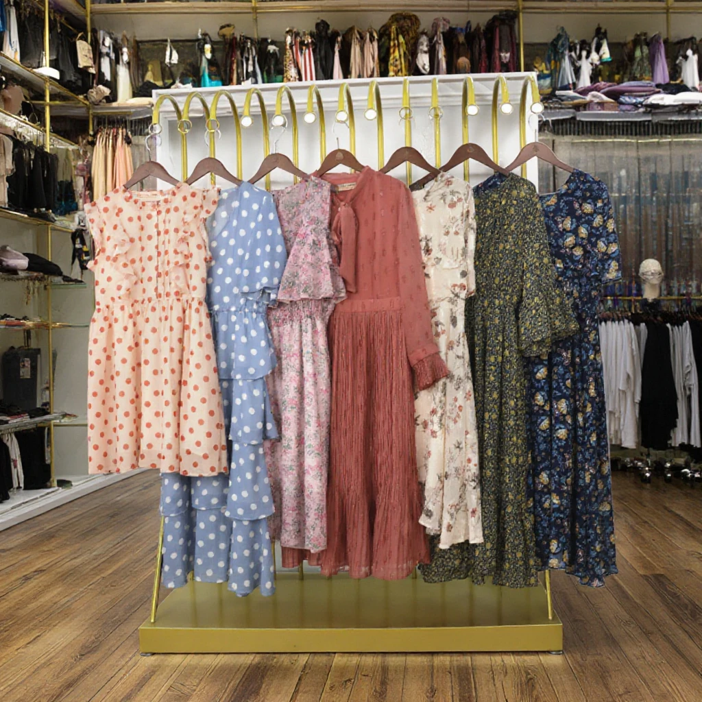 Thrift Store Ladies Used Casual Dress Clothing Used Clothes Mix Bulk Dress  Bale Clothes Apparel Stock