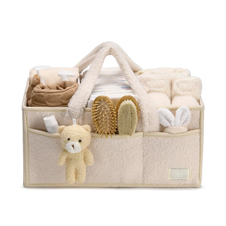 Teddy Diaper Caddy Organizer Portable Durable Storage