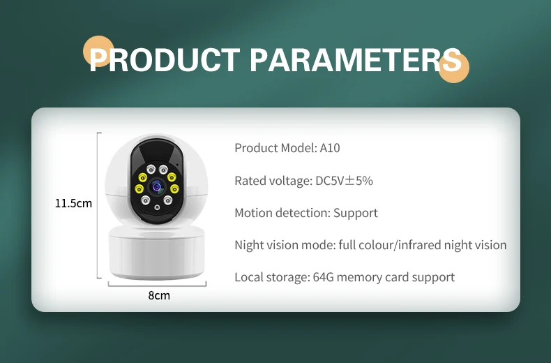 1080P Wifi Camera 360 Indoor Full Color Two Way Intercom Motion Detection JXLCAM Wireless Surveillance Camera