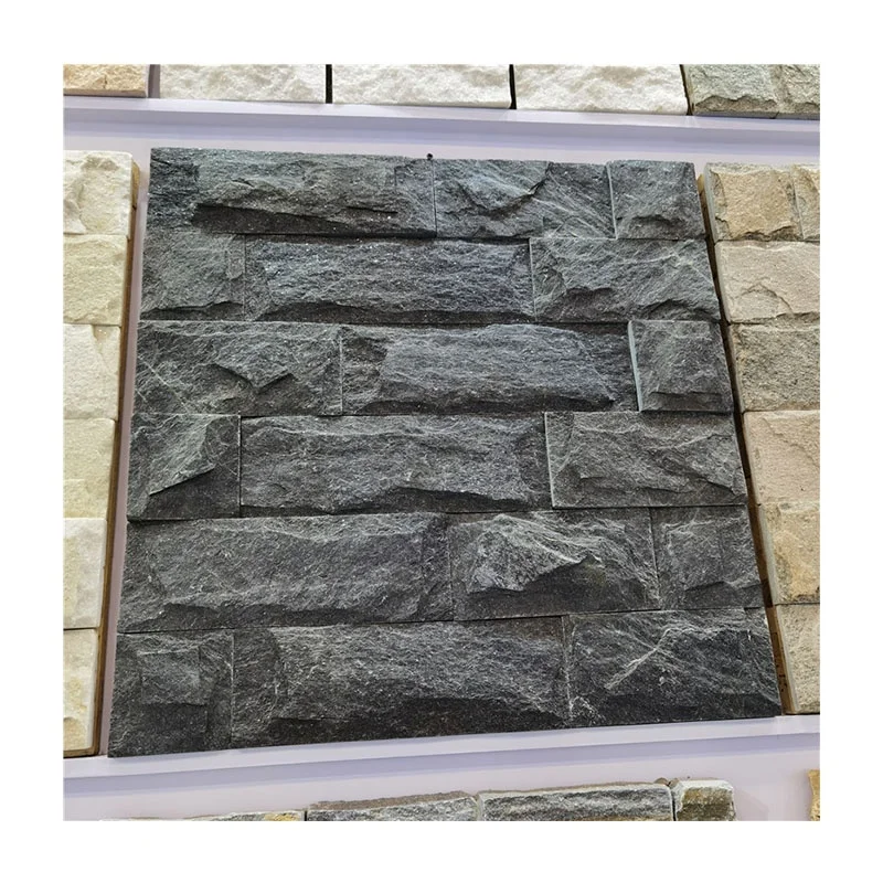 Quartz Slate Tile Mushroom Stone Graphic Design Good Lava Stone Natural Lava Stone Tile for Wall Cladding Decoration Rock Tiles