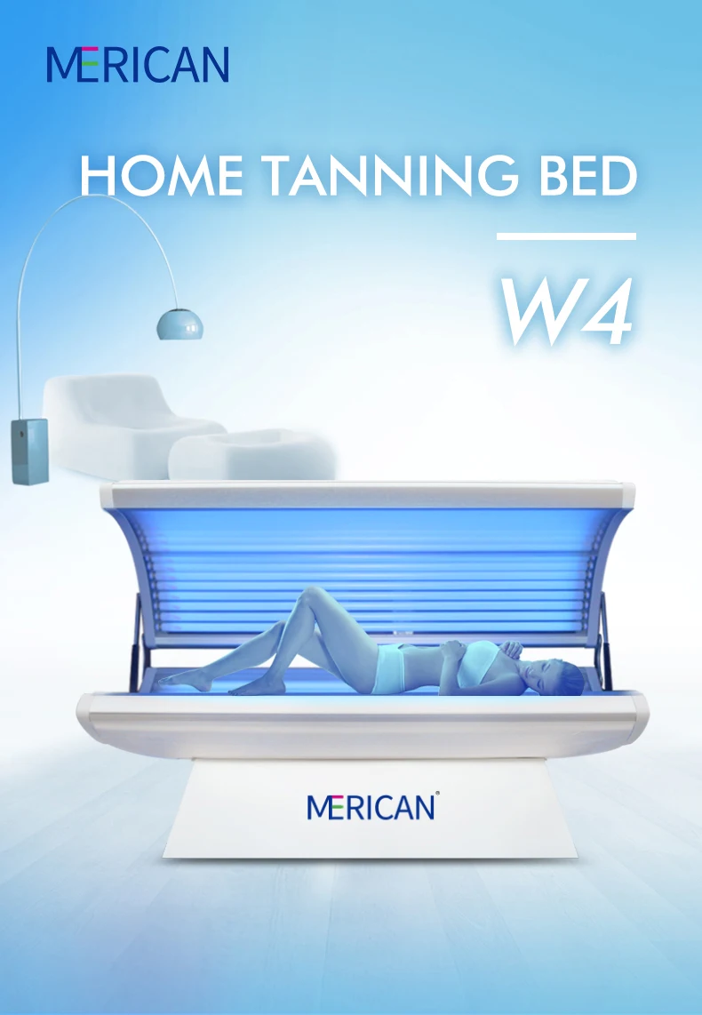 Ce Approved Home Sunbed Lying Tanning Beds Horizontal Solarium Tanning