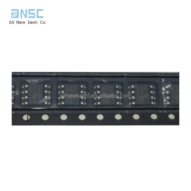 Hot sale Original 24LC128-I/SN Memory IC EEPROM 128KBIT 8SOIC EEPROM Memory IC 128Kbit I2C 400 kHz 900 ns 8-SOIC Surface Mount