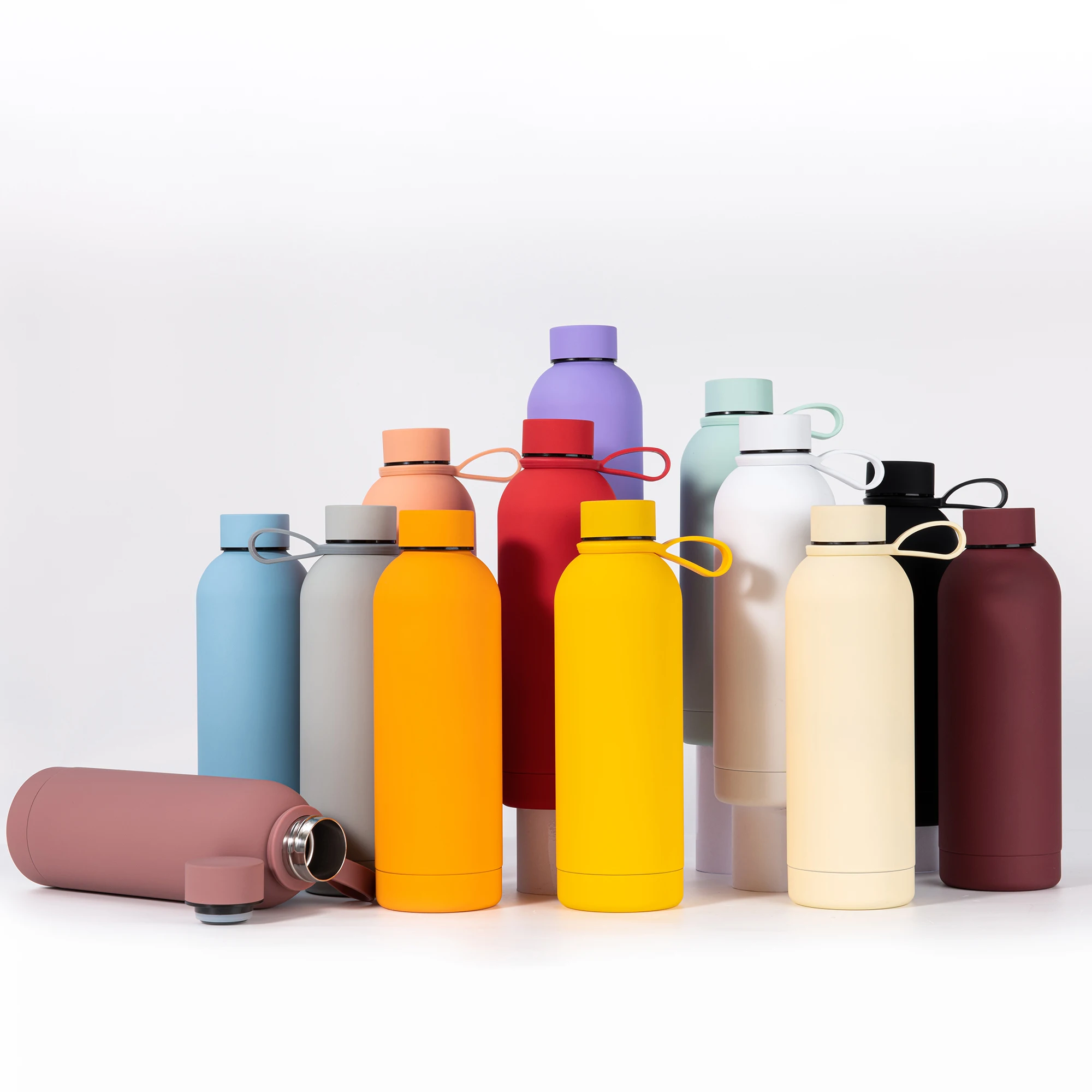 350ml 500ml 750ml 1000ml Thermos Eco Friendly Vacuum Metal Drink Bottle Stainless Steel Insulated Water Bottle with Custom logo