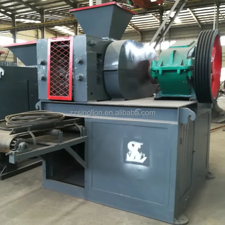 Factory Price Roller Type Small Ball Press Machine Make Coal Charcoal coke Carbon Lack Iron to Ball Briquettes