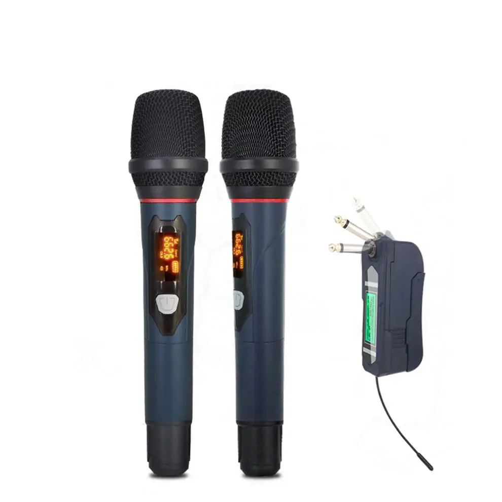 Customized Logo Vhf Wireless Microphone With Mic Receiver Module