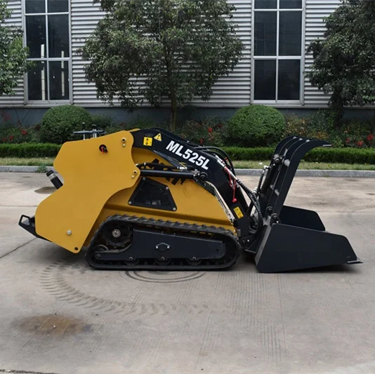 Crawler Skid Steer Loader With Remote Control MINI TRACK LOADER Lift for Coal Mining Underground Narrow Roadway Operation