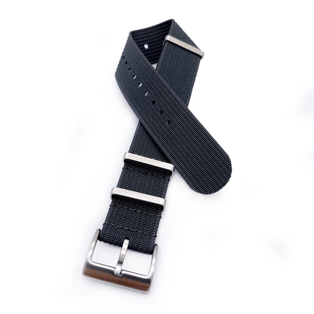 Custom Wholesale Single Pass Nylon Watch Band 18mm 19mm 20mm 21mm 22mm