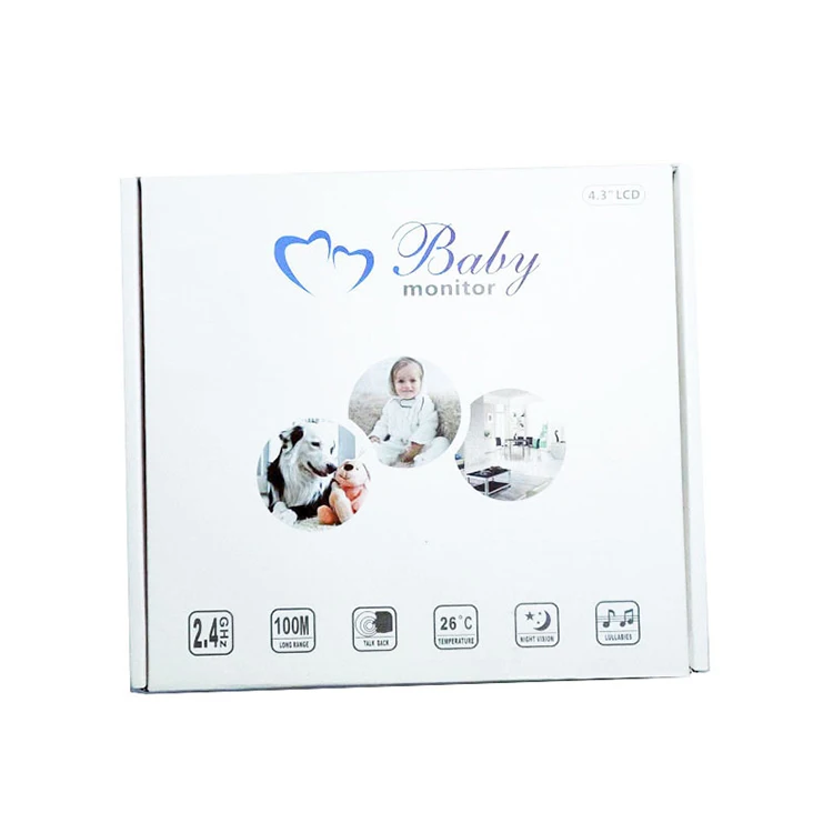 
 4,3 дюймов 1080p Smart Wifi аудио HD Домашняя безопасность для помещений беспроводной Babyfoon CCTV ребенок температура видео монитор с камерой  