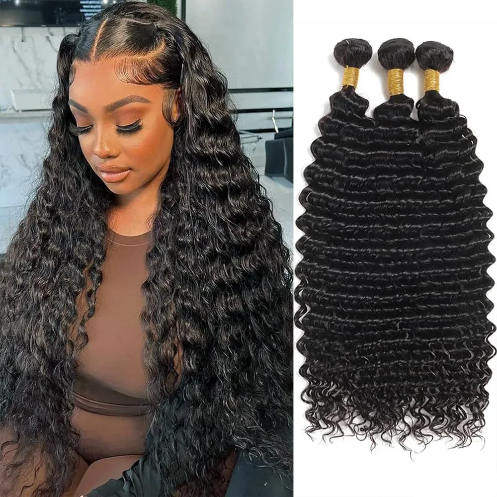 Extensions de cheveux humains brésiliens bouclés Tomiyaa Loose Deep Wave 30 32 pouces_voghion.com