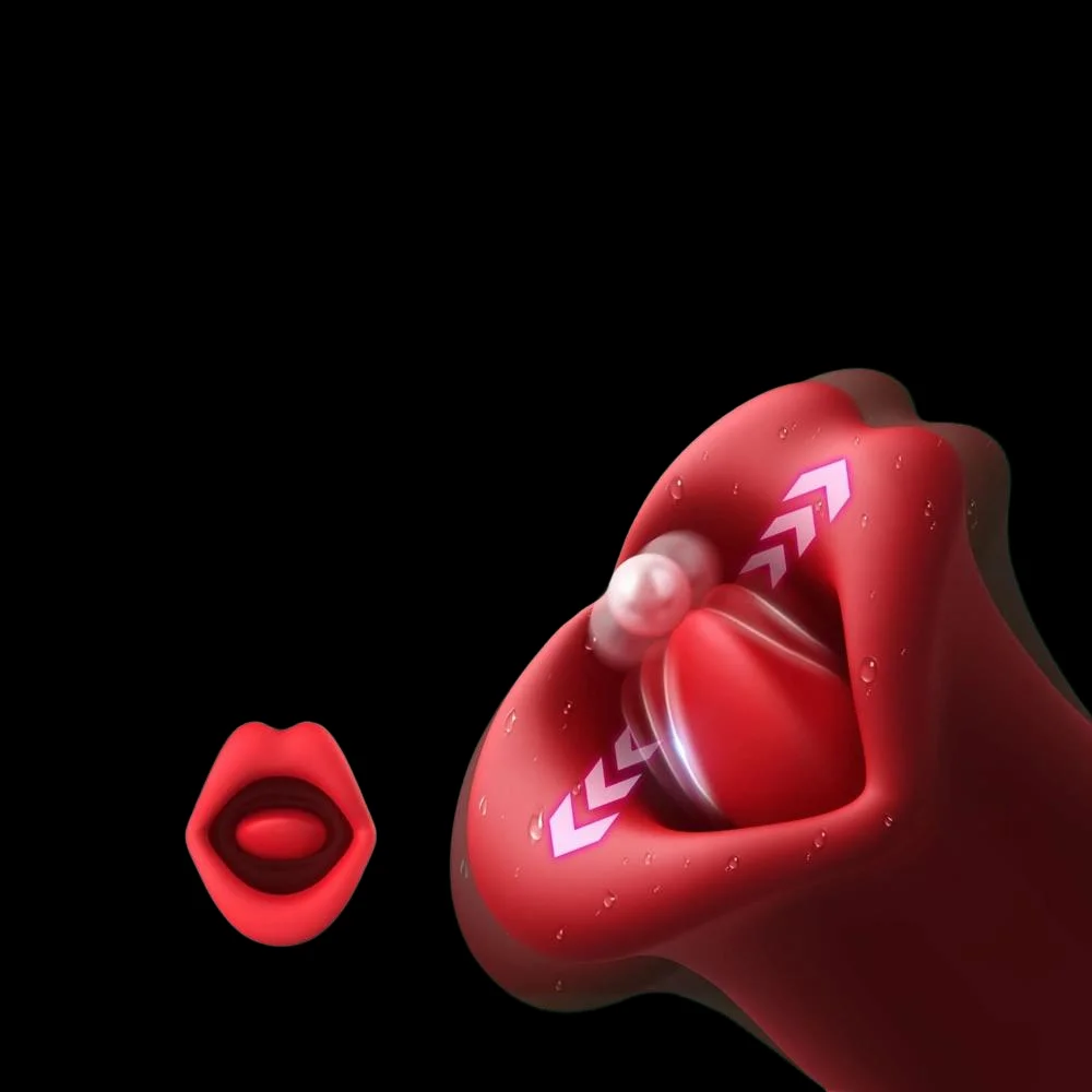 Vibrating Tongue Rose Vibrator Dildo Sex Toys Soft Material Clitoral Female  Sex Toys Electric Vibrator