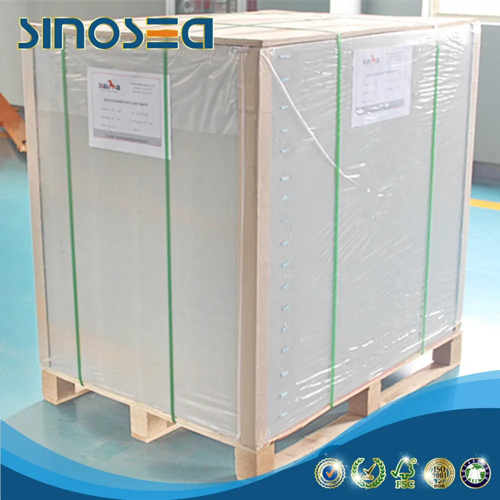 200 230 250 300 350 Gsm GD2 GD3 One Side Greyback Cardboard