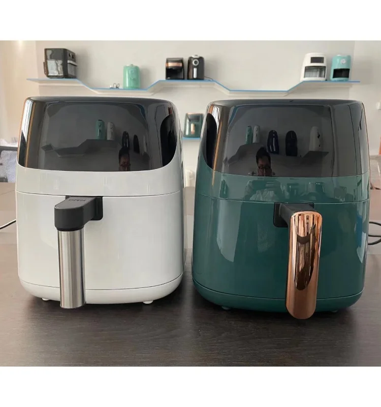 2021 new high quality 5.0-8.0L compact air fryer oil free deep fryer