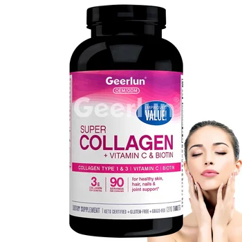 Custom Protein Supplements Promote Hair Nail Growth Skin Protection Supplement Collagen Capsules