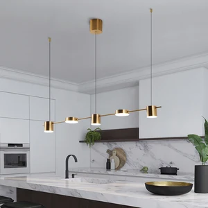 Simple Modern Design 5 Lights Ceiling LED Pendant Lights Hanging Dining LED Chandeliers Lights