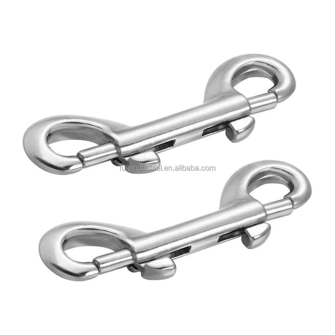 Stainless Steel Diving Double End Bolt Snap Hook Clips 90mm Boat Hardware  Double Ended Bolt ,90mm 3