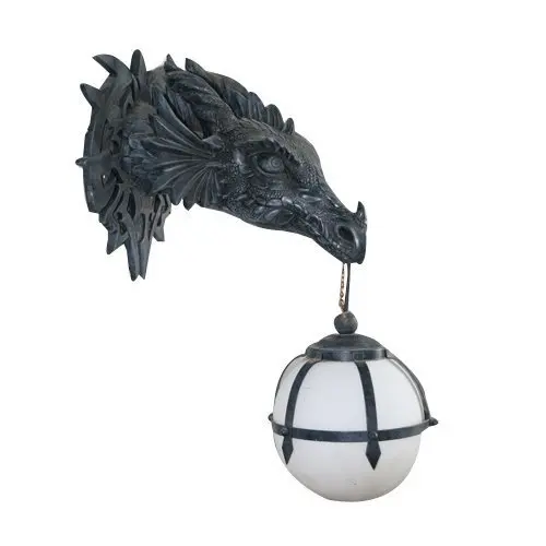 dragon head wall lamp