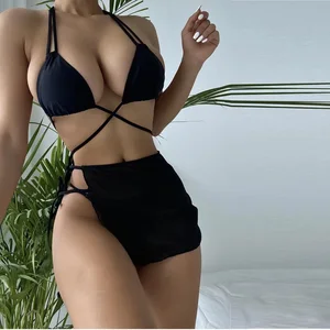 Classy and Sexy Open Lady Print Bikini Swimsuit Small Quantity Adult Women's Micro Bikini Swimwear