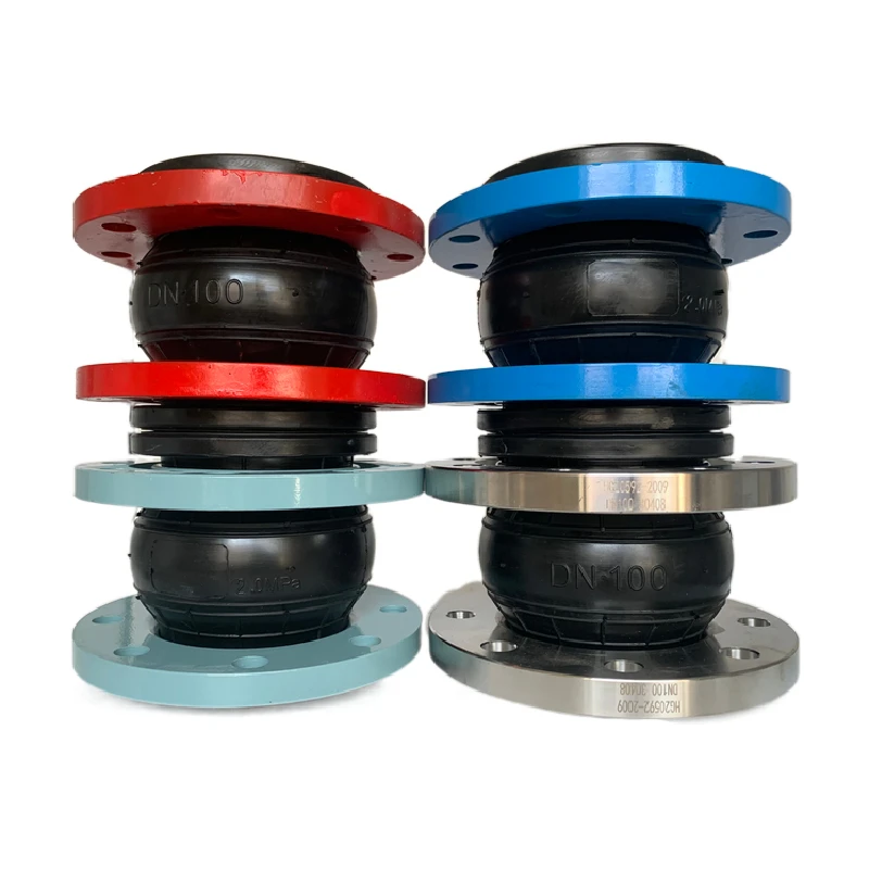 Rubber Joints Stainless Steel Flange Rubber Expansion Joint Pipe Joint Expansion Connection Connector