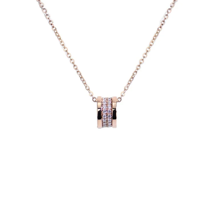 Xingyue Gems Fashionable and High Quality Rose Gold Moissanite Necklace