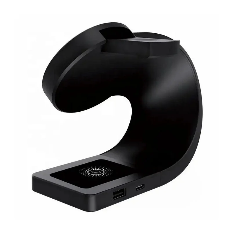 4 in 1 Infrared Sensor Fast Charging Station 15W 2023 Multifunction Smart Magnetic Wireless Charger Stand for Phone Watch