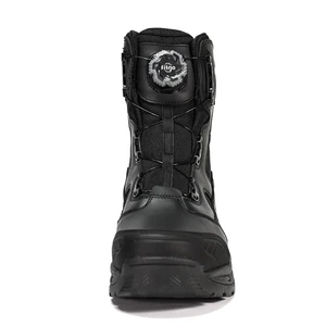 Factory OEM Custom Wholesale Genuine Leather Shoes BOA Fast Lacing Tactical Boots Men Combat Boots