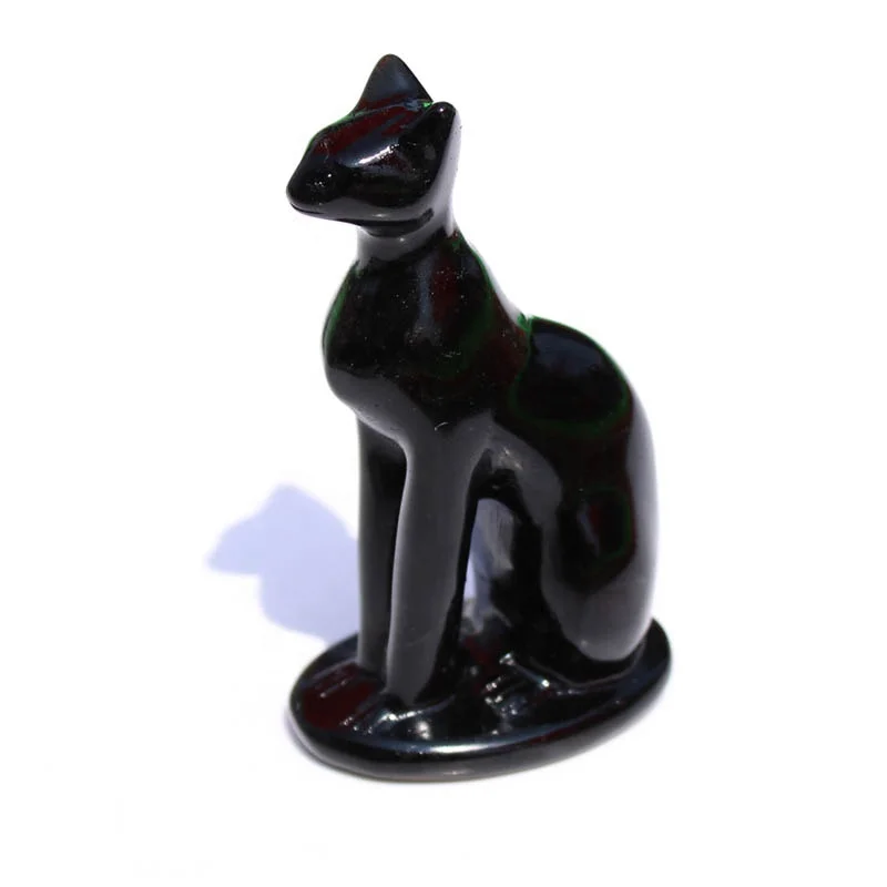 Obsidian pha lê khắc hình mèo là một tác phẩm nghệ thuật thực sự đẹp mắt và tinh tế. Hãy xem hình ảnh này để hiểu thêm về sự tinh tế trong khắc nghệ của những người làm obsidian.