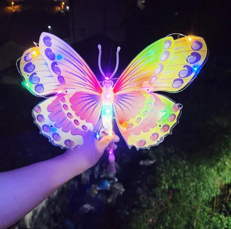 その他 FANTASTICS LIGHT STICK BUTTERFLY Magic Gift LED Glow Stick Kids Luminous Swing Butterfly