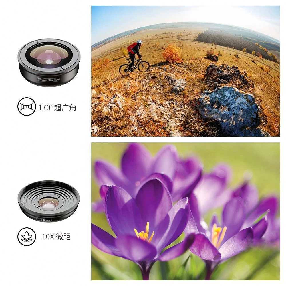 Newest Macro Telephoto Wide Angle Lenses Phone Mobile Camera Lens