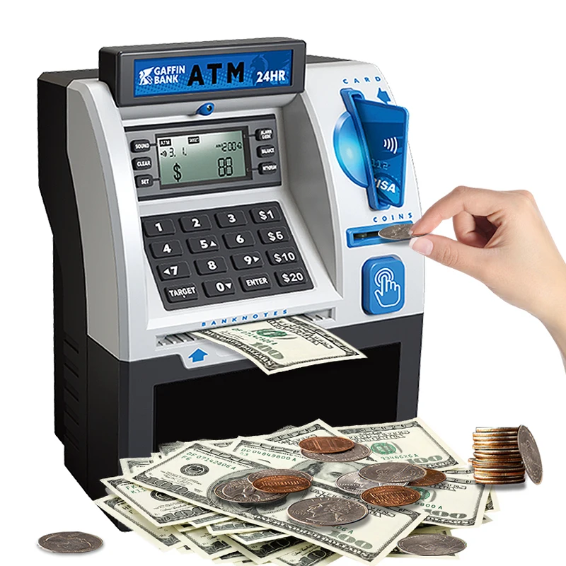 Electronic Mini Bank ATM Machine Educational Toy for Kids