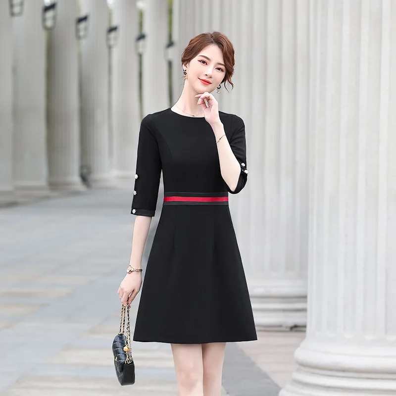 professional a line dress LaDivine 7447 Long Formal Prom A Line Dress main image 1