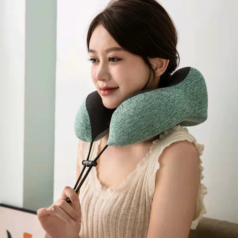 Yizhen Customized Memory Foam Hump U Shape Travel Pillow for Neck Support