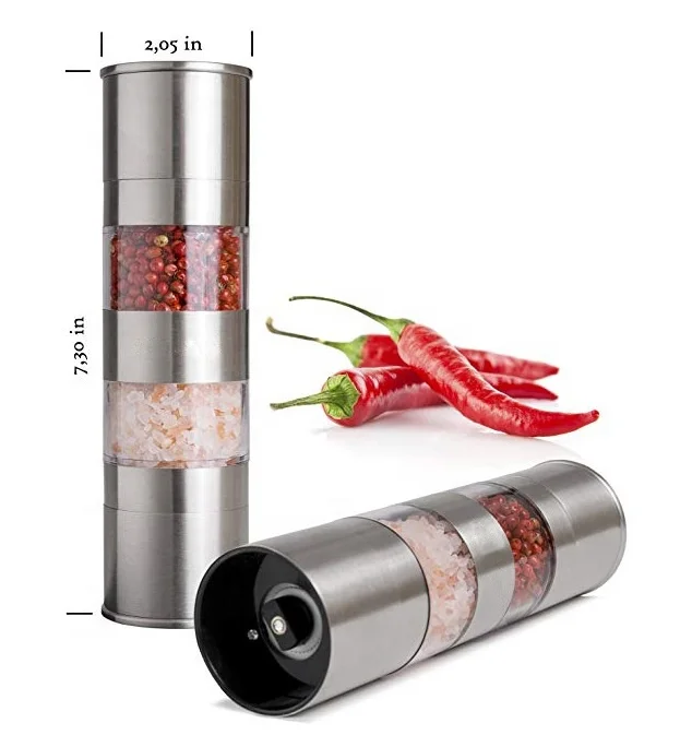 2 In 1 Dual Zlovy Electric Salt Pepper Grinder - Buy 2 In 1 Dual