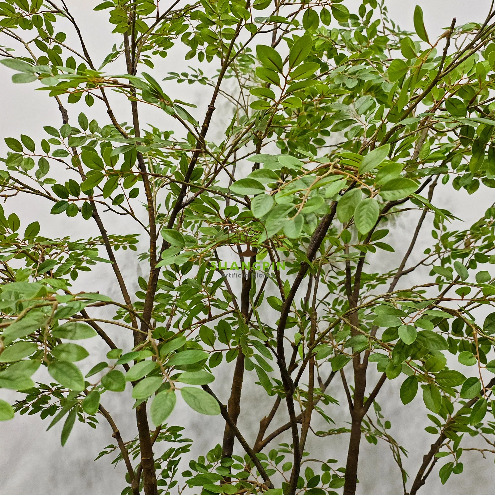 2.5M Commercial Grade Faux Sophora Japonica Artificial Green Scholar Tree | Premium Silk Foliage Landscaping Decor