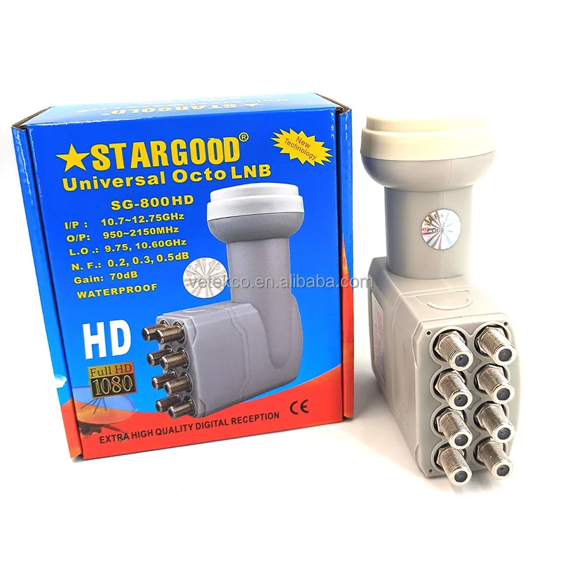 LNB SINGLE HQ FACTEUR DE BRUIT 0.1 DB compatible protection 4G LTE et adaptée HD+ ASTRA et 4K UHD