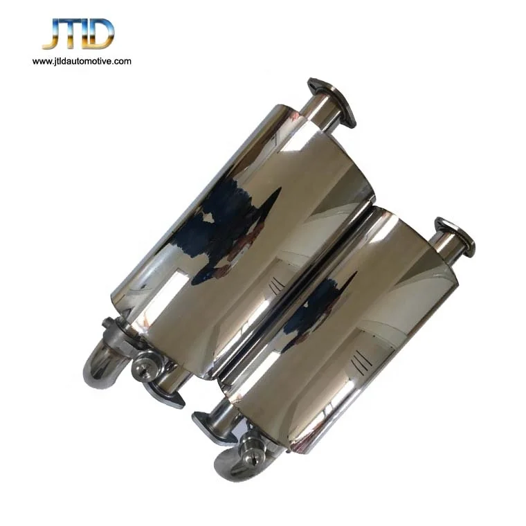 Made in China Performance Exhaust System Truck Muffler Flanged Type Exhaust Muffler With Remote Control Valve