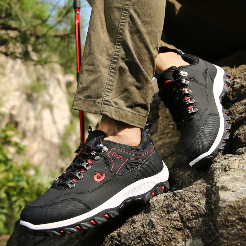 Casual Men Sports Shoes Outdoor Sports Breathable Hiking Shoes