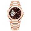 Rose Gold+Steel strap-8