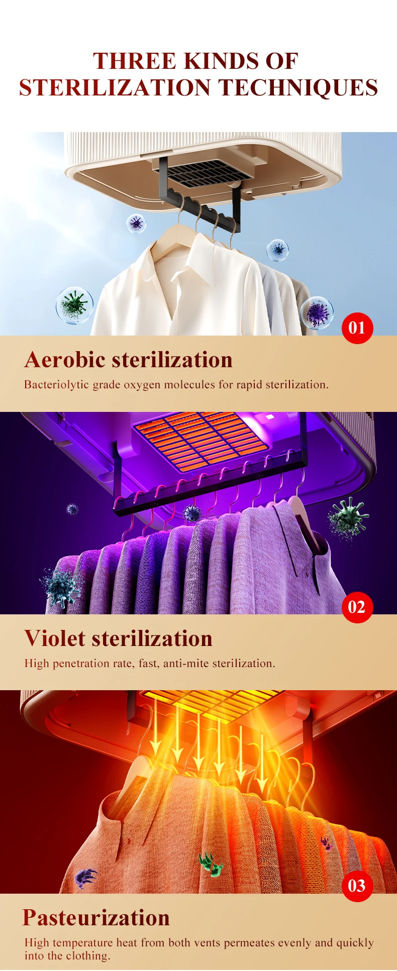 Imycoo New Arrival Uv Folding Portable Compact Clothes Dryer Machine