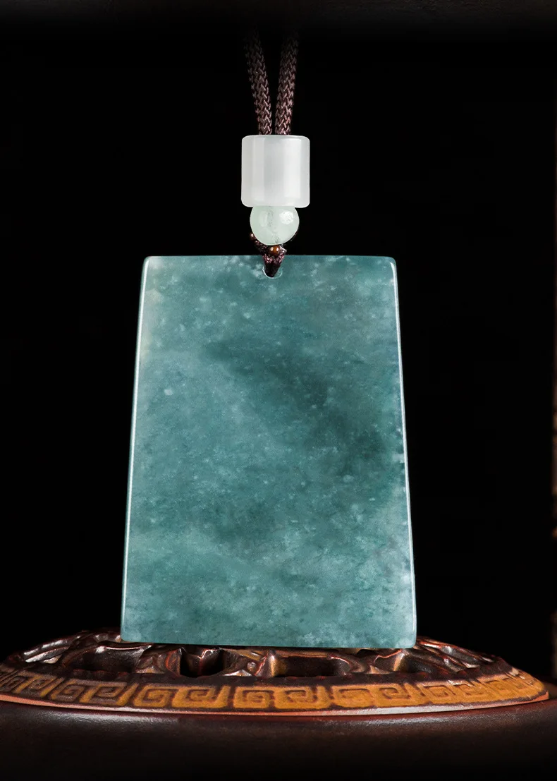 Natural Jadeite Avalokiteshvara Avalokiteshvara Jade Pendant Blue Water Kind Of Jadeite Chinese