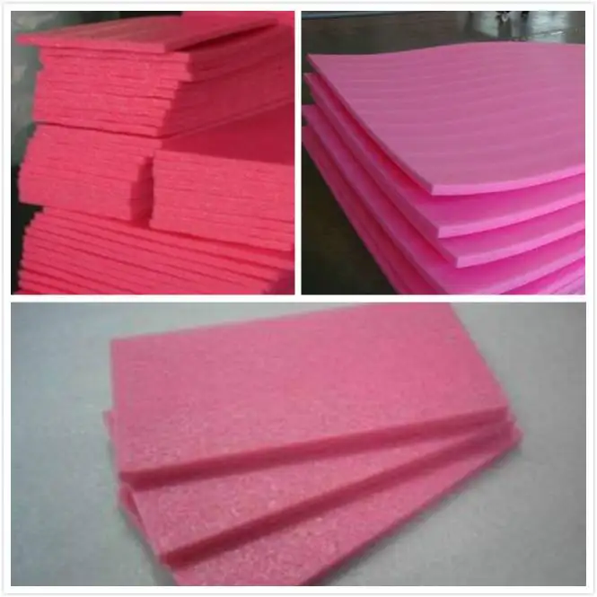 Antistatic Pearl Cotton Inner Tray Customized pink Epe Pearl Cotton Box Lining Epe Foam Sheet