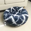 Plaid bleu marine