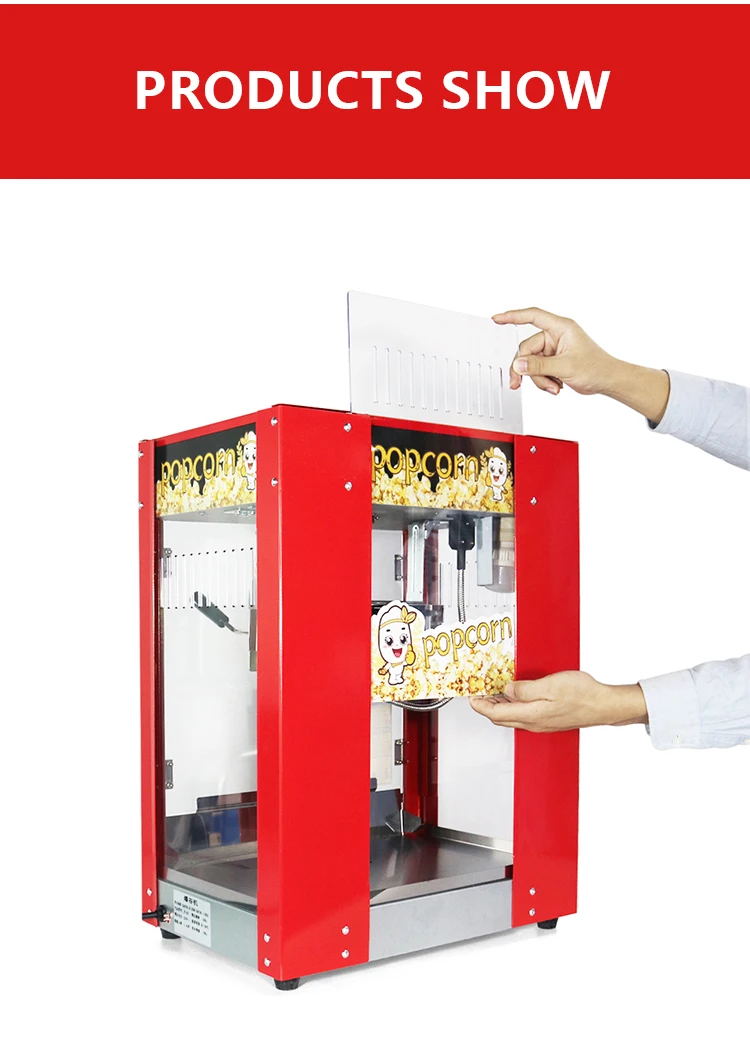 Wholesale Price Popcorn Maker Machine Commercial Automatic Electric 8OZ Popcorn Maker supplier