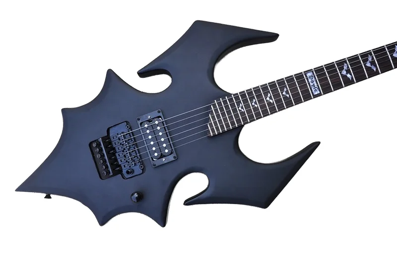 Matte Black 2021 Electric Guitar - Custom Led Guitar