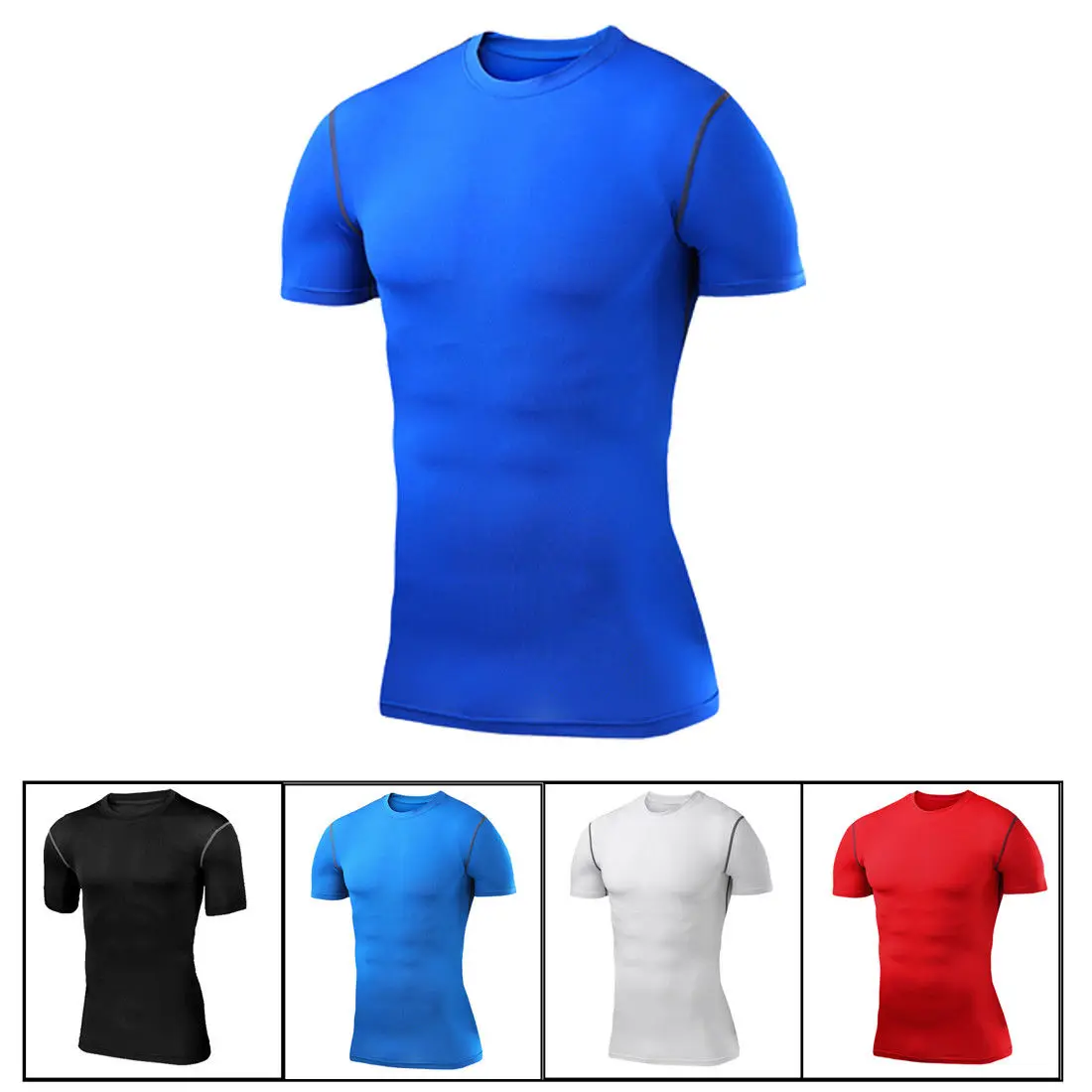 Mens Boys Body Armour Compression Base layers Thermal Under Shirt Top Skins Gym 