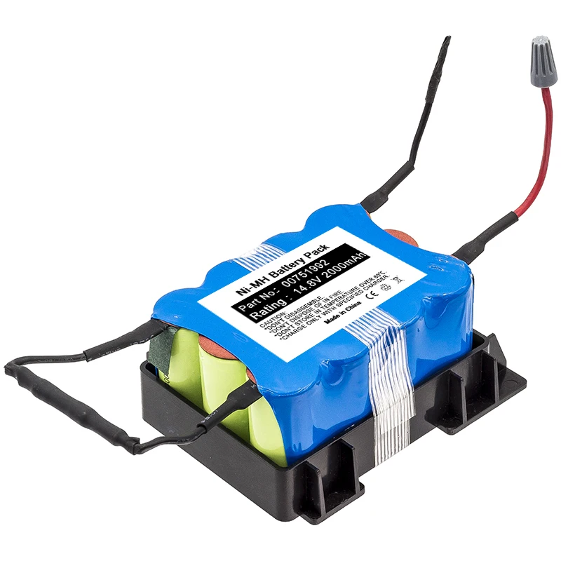 14.8V 2000mAh Ni-MH Vacuum battery for 00751992 BBHMOVE1AU03 BBHMOVE1N01
