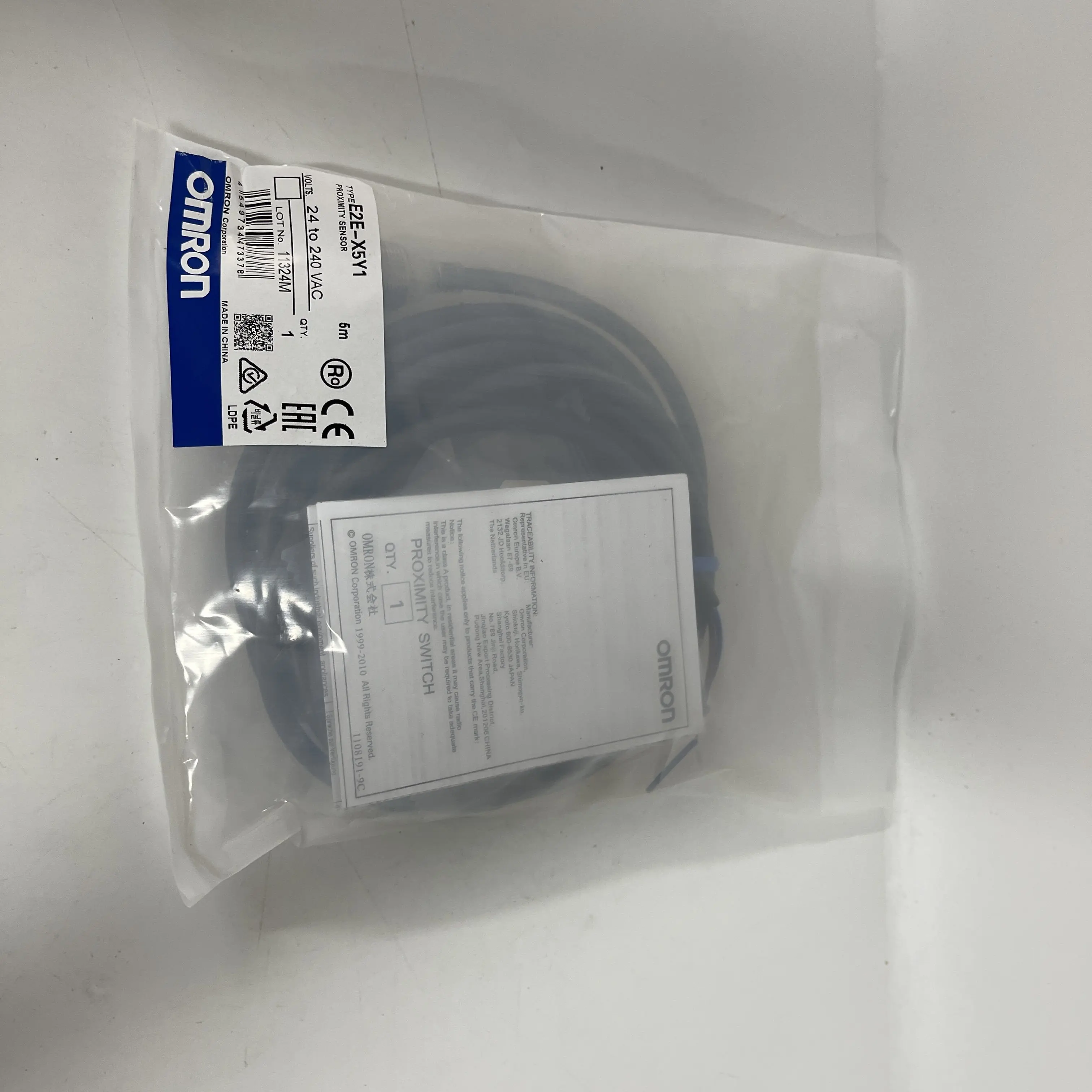 OMRON Proximity Sensor E2E-X5Y1 OMRON Proximity Sensor E2E-X5Y1