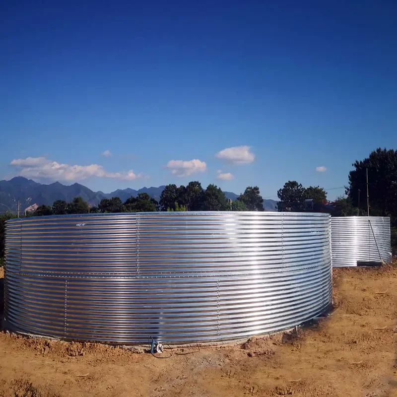 Prefabricated Corrugated Water Tank for Collect Rainwater to Prevent Drought Dripping Irrigation System