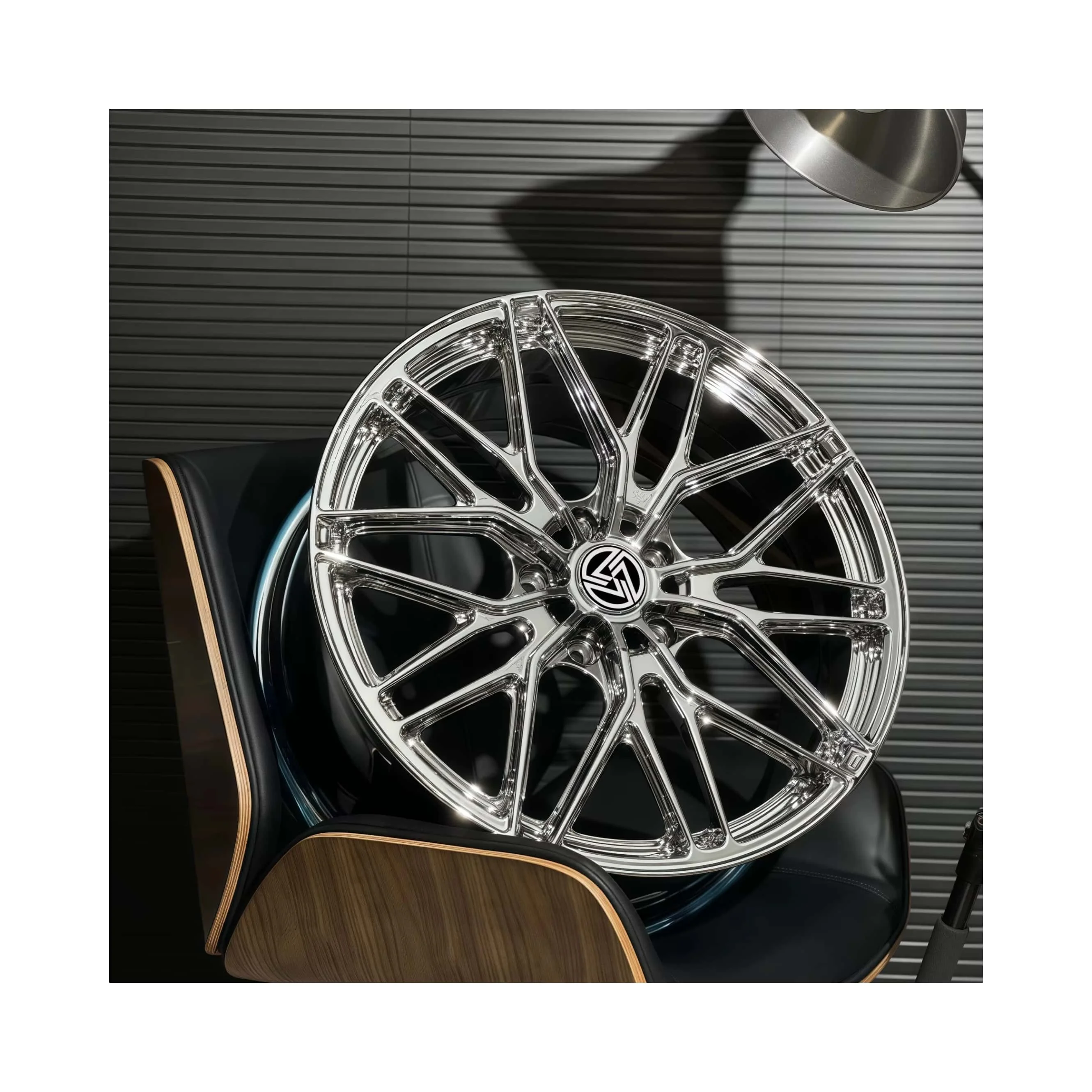 XL Deep Concave Deep Lip Chrome 1 Piece 5*120 5*112 5*114.3 19-22Inch Forged Alloy Passenger Car Wheel for BMW Audi Benz Tesla - Image 1